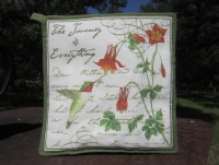 Hummingbird Potholder